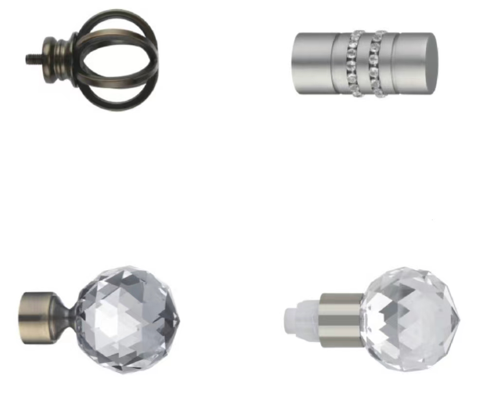 Curtain rod accessories